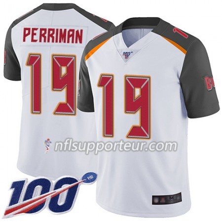 Maillot Homme Tampa Bay Buccaneers Breshad Perriman 19 Nike Blanc 100th
